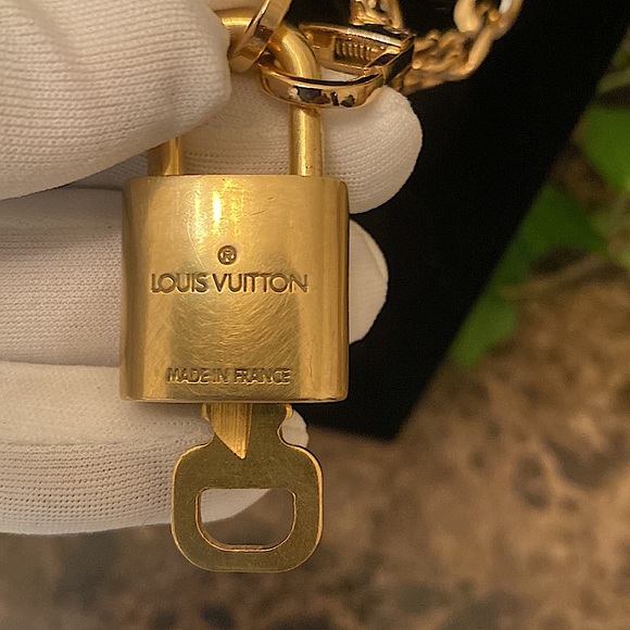 Louis Vuitton Lock and Key Necklace (Key Included) - Picture 4 of 6